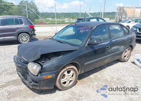 2004 Hyundai Elantra Gt из США, поврежденный, VIN KMHDN56D44U102826